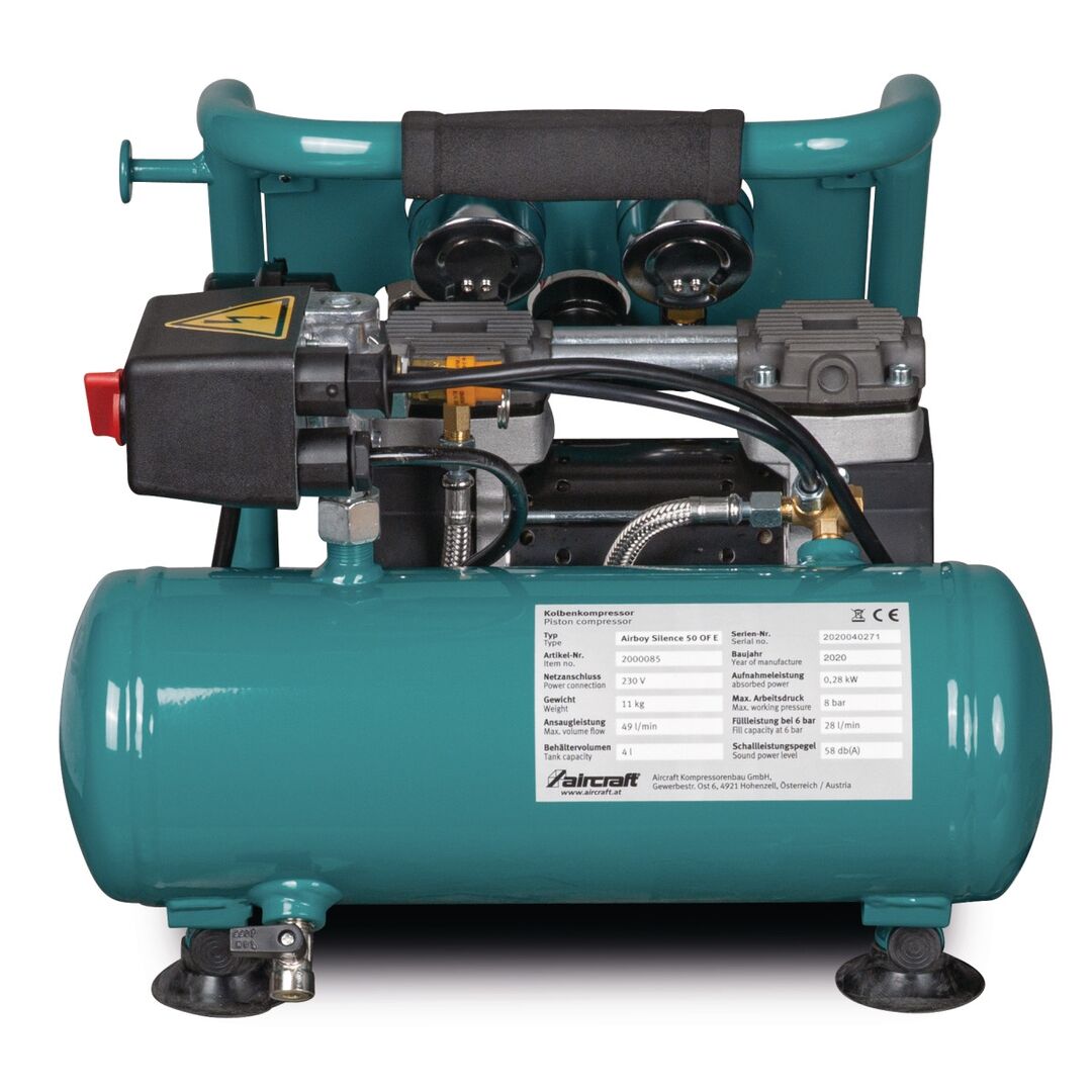 AIRCRAFT Druckluft-Kompressor AIRBOY SILENCE 50 OF E