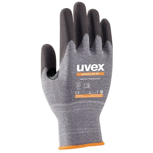 UVEX Schnittsch.-Handschuh athletic D5XP Gr. 10 Nitrilschaum gr/schw 6003.0