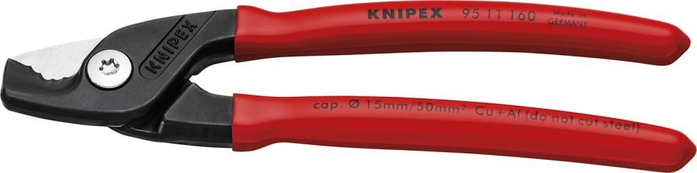 KNIPEX Kabelschere StepCut 160mm brüniert 95 11 160
