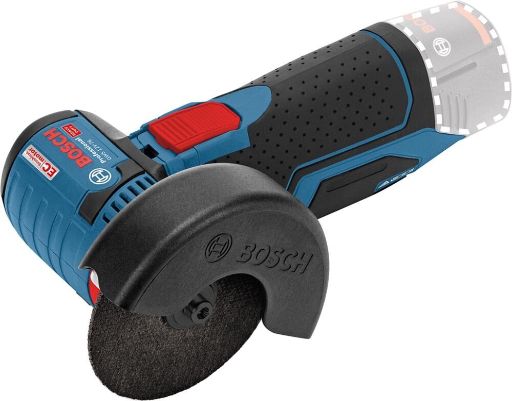 BOSCH Winkelschleifer GWS12V-76 Professional Clic & go L-BOXX