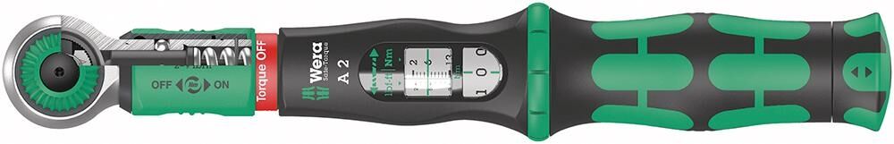 WERA Drehmomentschlüssel 1/4" sechskant 2-12Nm SafeTorque