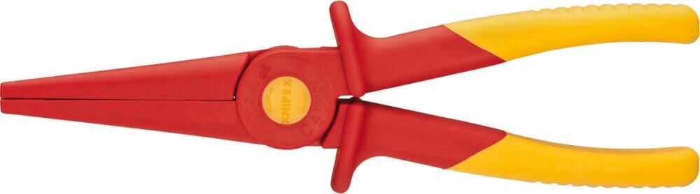 KNIPEX Flachrundzange aus Kunststoff 220mm isoliert WeichKunststoff-Zone für sicheren Halt 98 62 02