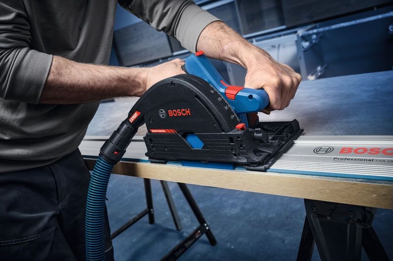 BOSCH EXPERT Akku-Tauchkreissäge EXKT18V-52G, solo, in L-BOXX