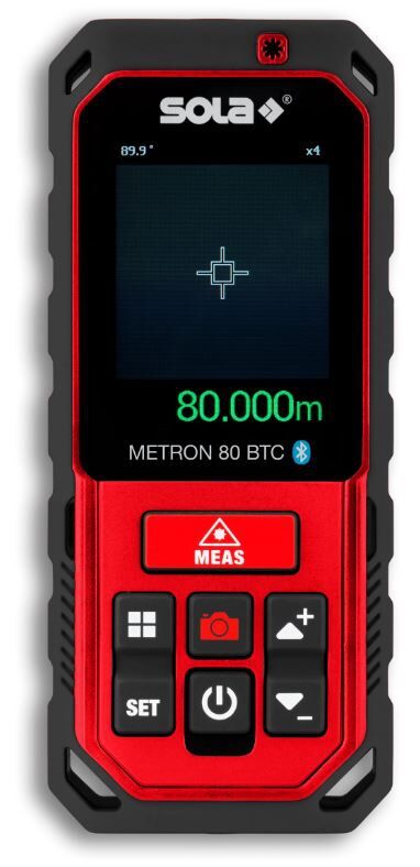 SOLA Laser-Entfernungsmesser METRON 80 BTC inklusive Zubehör