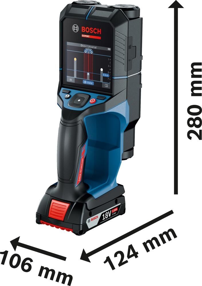BOSCH EXPERT Ortungsgerät D-tect 18V-200-17C