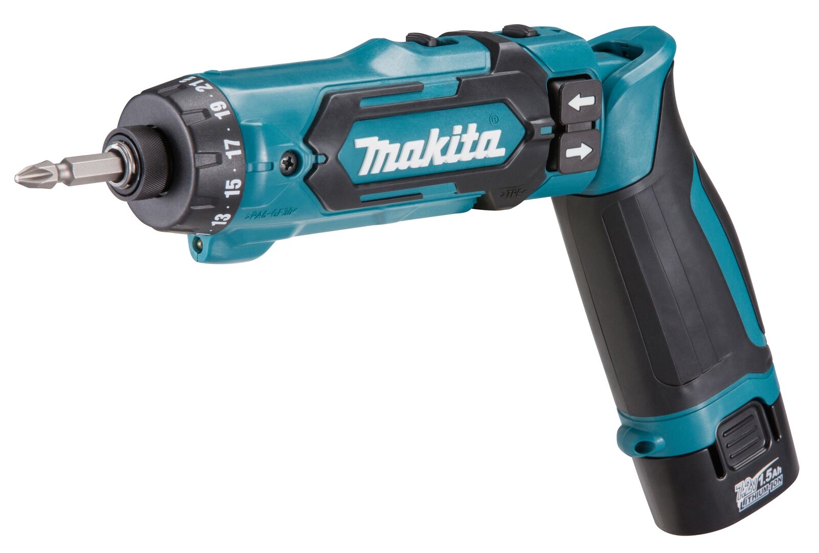 MAKITA Akku-Knickschrauber 7,2V 2x 1,5Ah DF012DSE