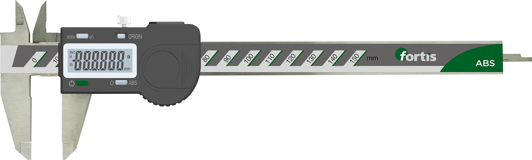 FORTIS Messschieber dig. 150/0,01mm ABS