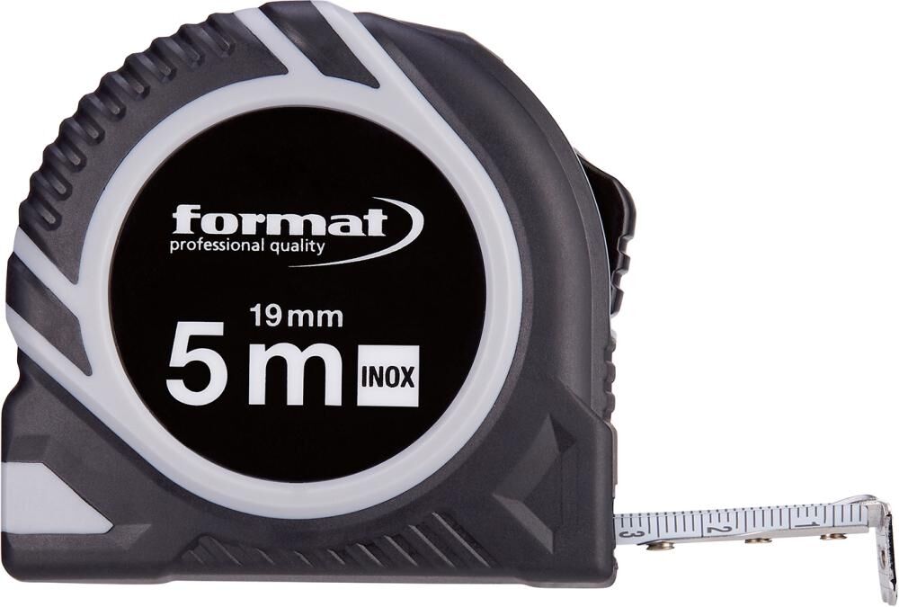 FORMAT Taschenbandmaß INOX 5m x 19mm