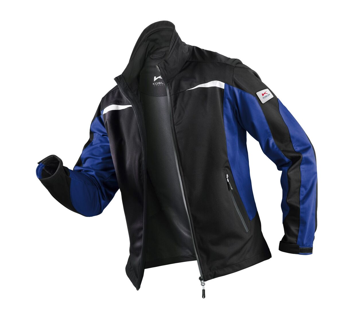 KÜBLER Ultrashelljacke Gr. XL schwarz/kornblau Form 1141