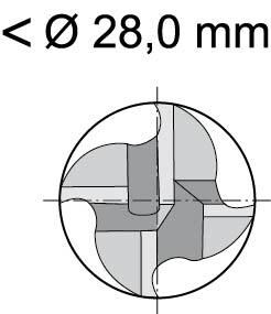 FORMAT Schaftfräser 14,00mm lang Typ N DIN844 HSSE