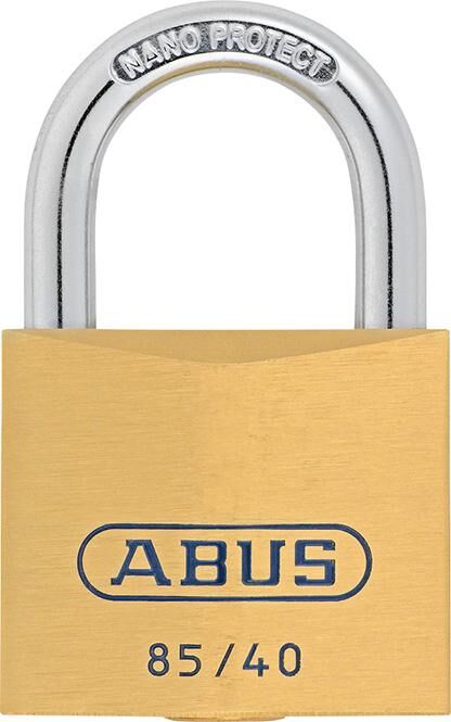 ABUS Vorhangschl. Messing 85/40 gl.-0706