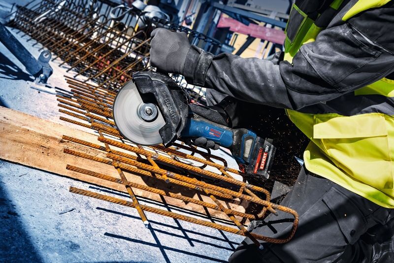 BOSCH Akku-Winkelschleifer EXWS18V-180P solo, in L-BOXX