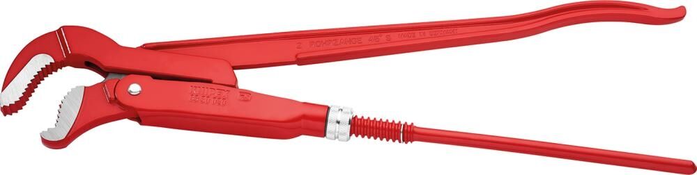 KNIPEX Rohrzange S-Maul 570mm rot pulverbeschichtet 83 30 020