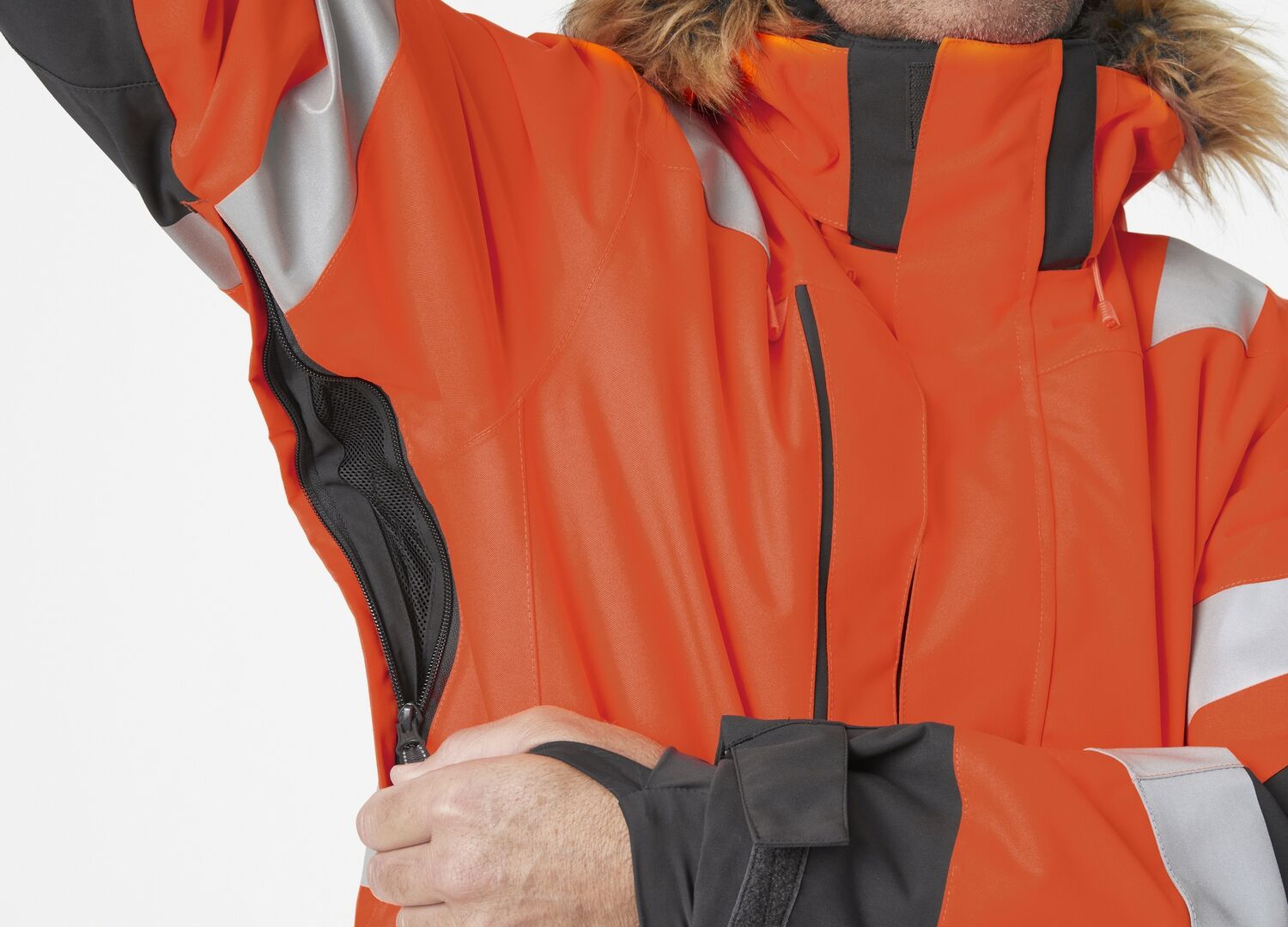 HELLY HANSEN Winterparka ALNA 2.0 Gr. XS orange/ebony 71393