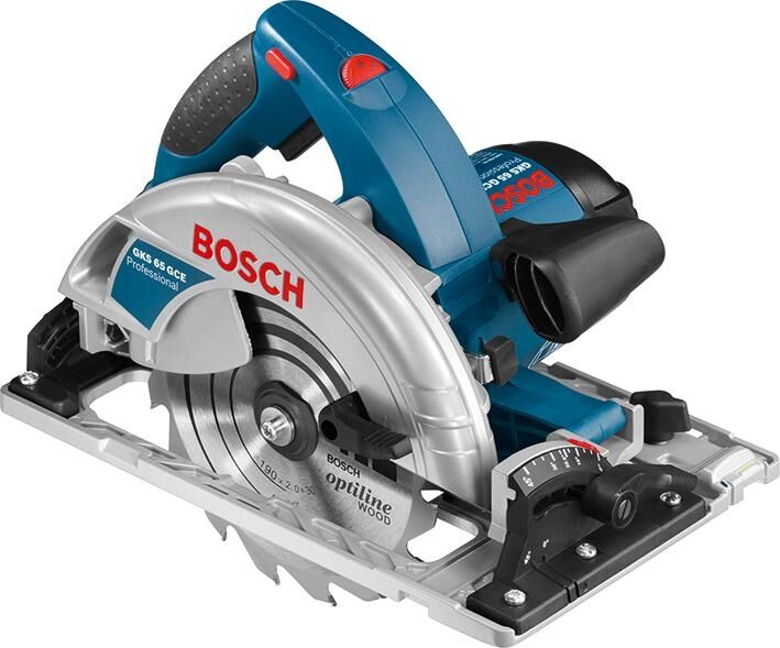 BOSCH Handkreissäge GKS 65 GCE inkl. FSN 1400 Anschlag L-BOXX