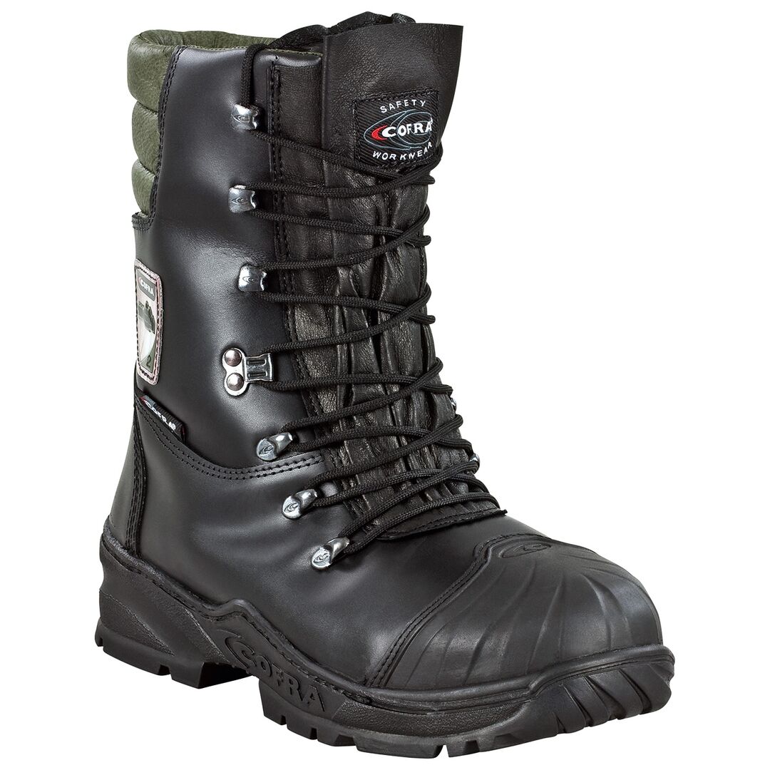 COFRA Forst-Stiefel Schnittschutz Power S3 Gr. 42 Klasse II schwarz