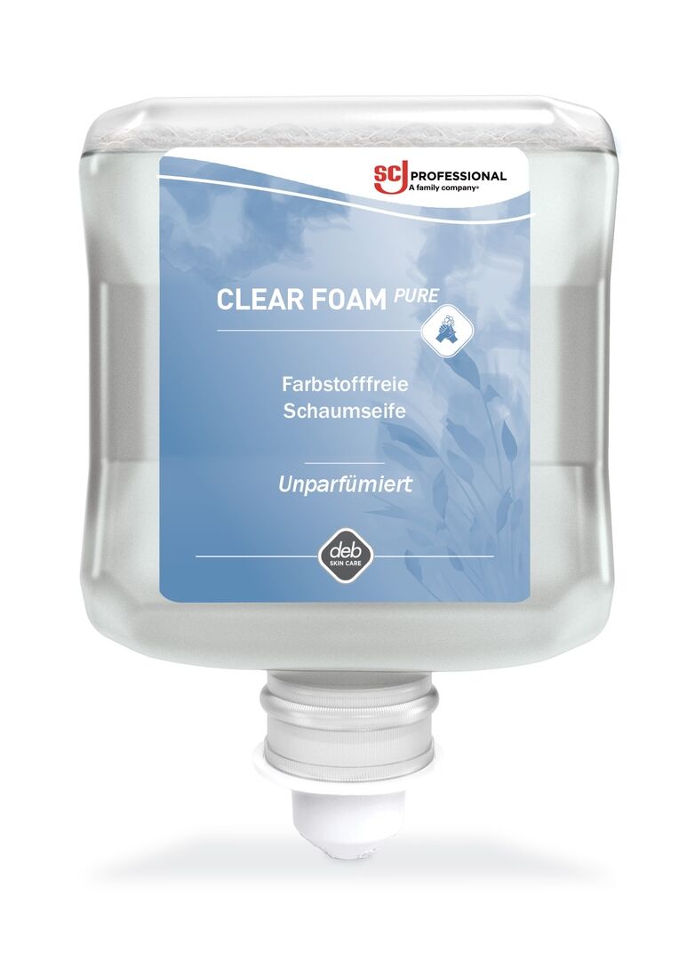SC JOHNSON Schaumseife CLEAR FOAM PURE 1000ml Kartusche