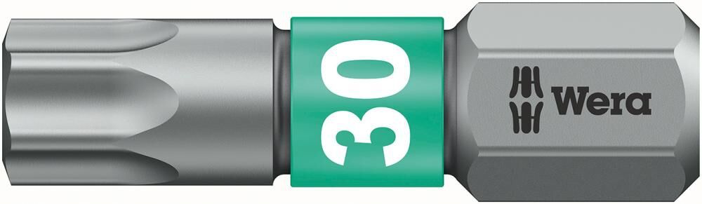 WERA Bit für Innen-TORX-Schrauben 1/4",T30x25mm zähhart BiTorsion
