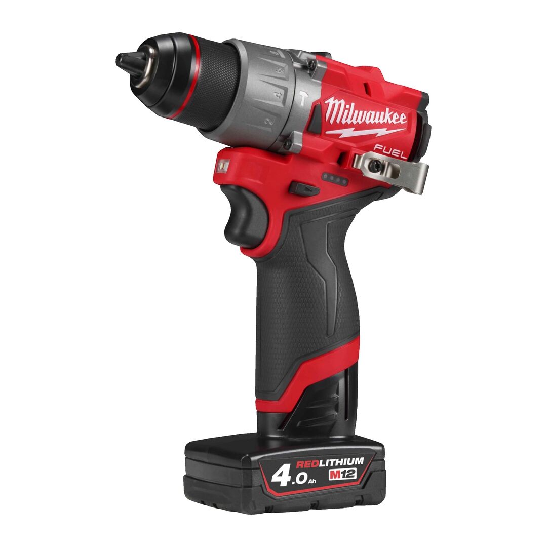 MILWAUKEE Akku-Schlagbohrschrauber M12FPD2-402X 2x12V 4Ah Ladegerät