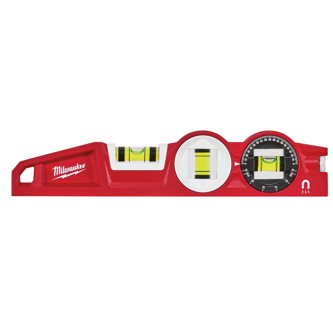 MILWAUKEE Kompakt-Torpedo Wasserwaage 360 Grad 25cm magnetisch