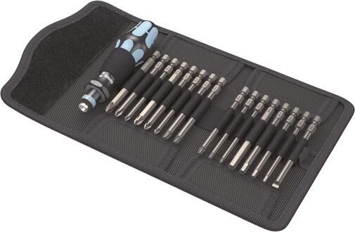WERA Schraubendreher Set Kraftform Kompakt 60 Edelstahl
