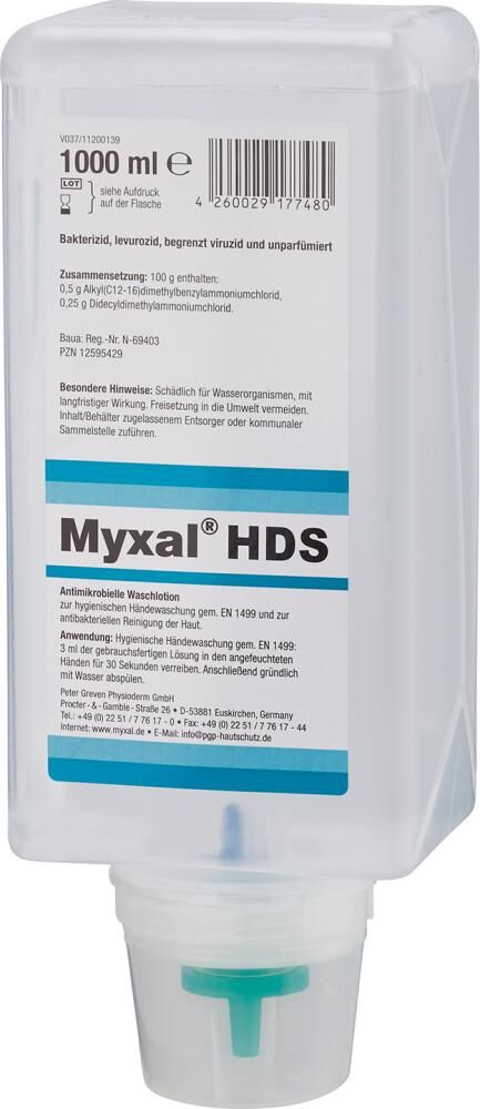 Myxal HDS Händedekontamanitation 1.000ml Varioflasche