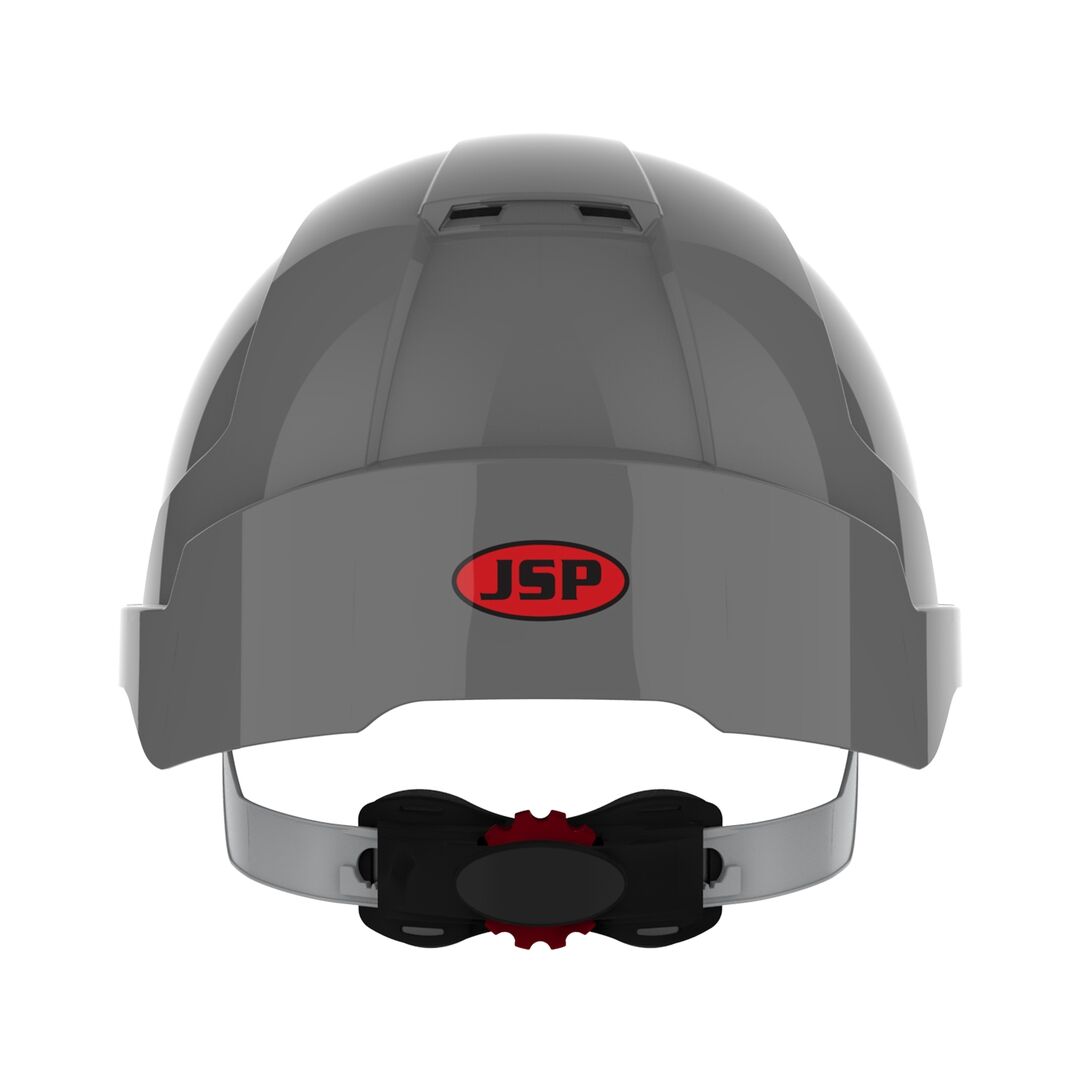 JSP Schutzhelm EVO3 AJF170 belüftet mit Schirm grau