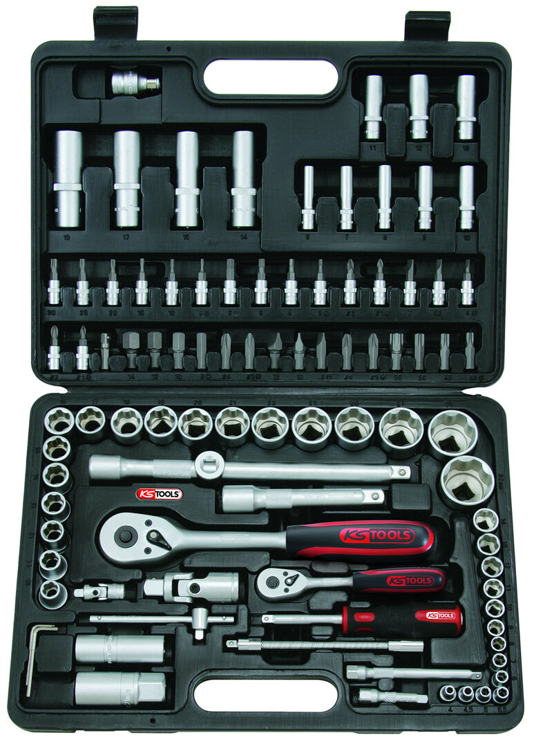 KS-TOOLS KS TOOLS 1/4" + 1/2" Steckschlüssel-Set 94-teilig