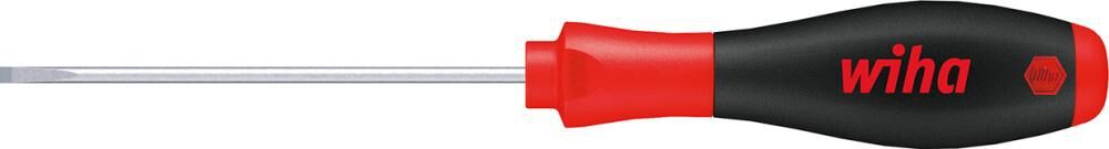 WIHA Schlitz Werkstatt-Schraubendreher SoftFinish 302 SF 10x200 mit Rundklinge