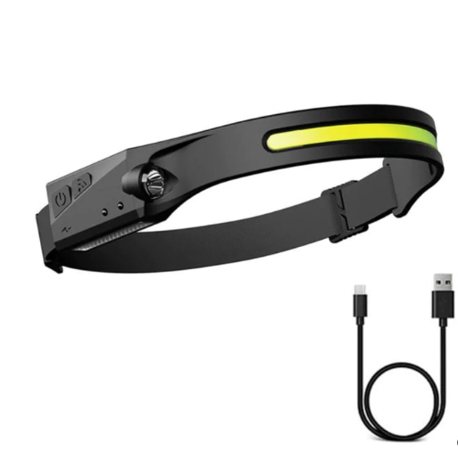 KS TOOLS Stirnlampe Outdoor mit Bewegungssensor 270 Grad