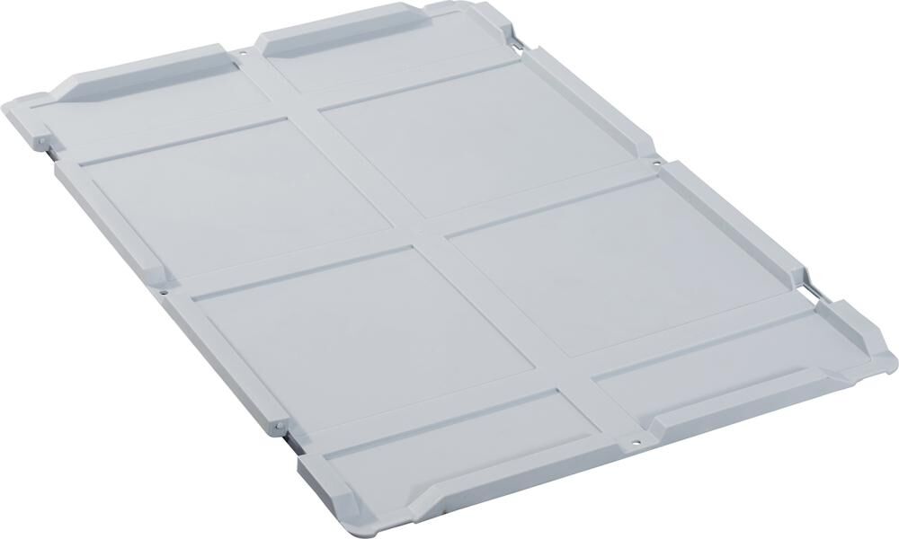 ALLIT Scharnierdeckel grau für Eurobox 600