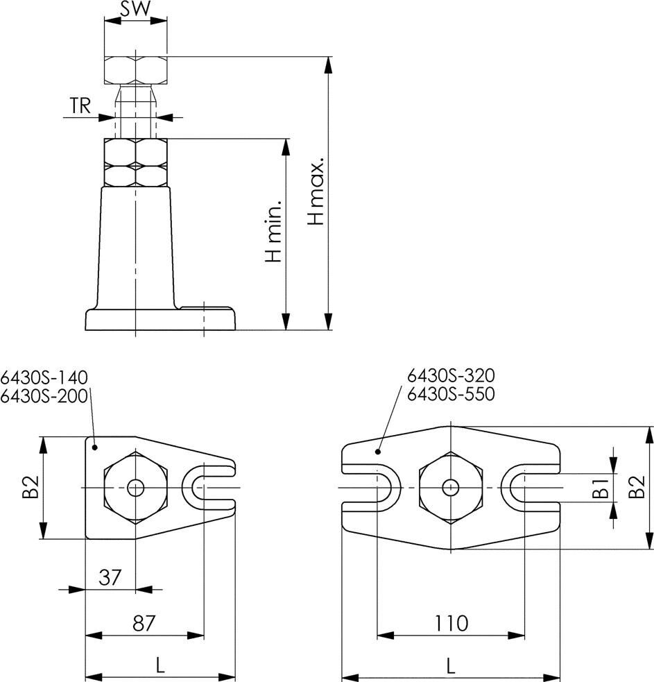 FORMAT Schraubbock Gr. 200-320mm