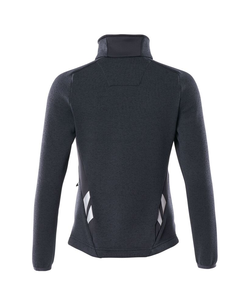 MASCOT Strick-Pullover Accelerate Damen Gr. L mit Reißverschluss schwarzblau 18155-951