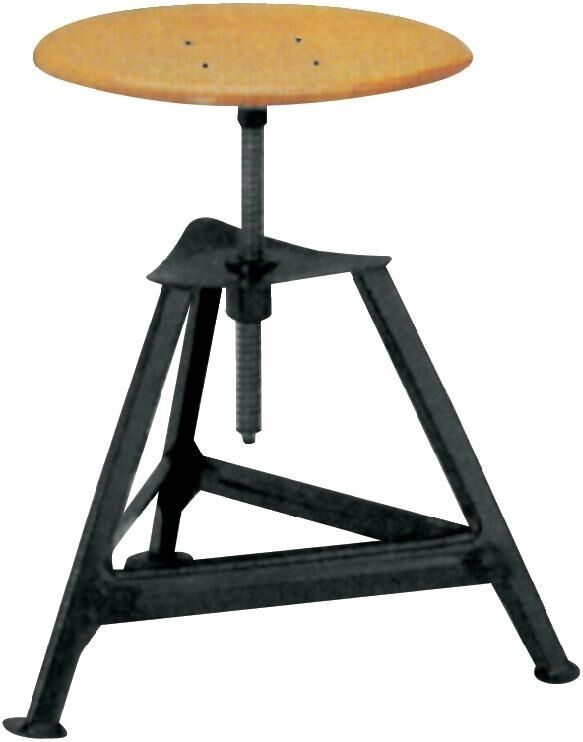 LOKOMA Bandstahl-Drehhocker 3 Beine,H400-600mm