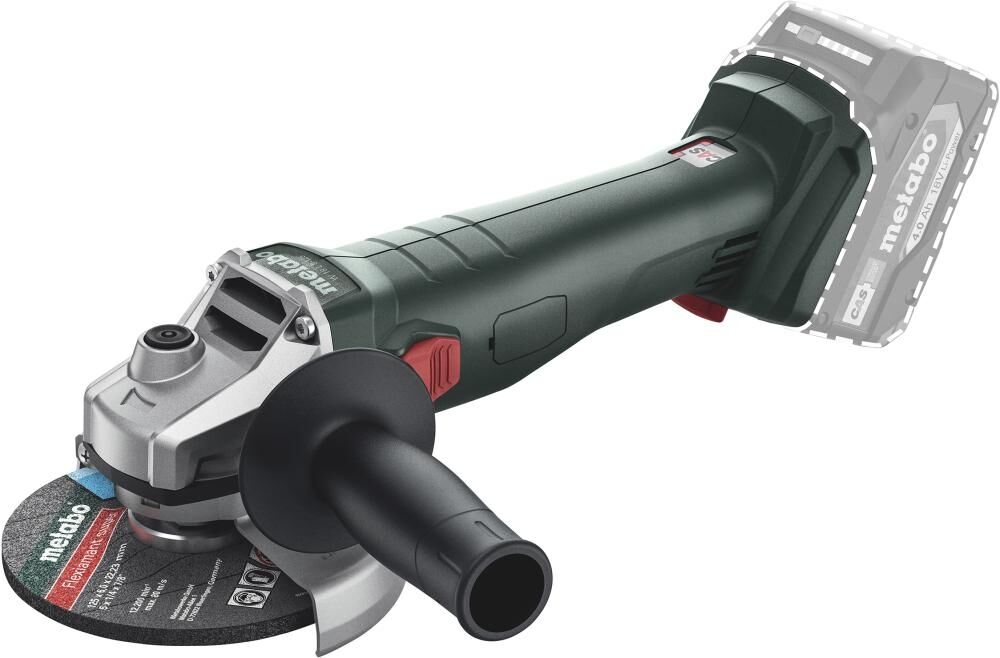 METABO Akku-Winkelschleifer W 18L 9-125 ohne Akku-& Ladegerät in metaBOX 165 L