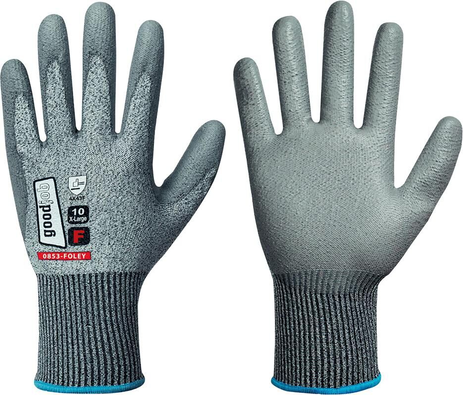 GOODJOB Schnittsc.handschuhe FOLEY Cut F grau Größe 7