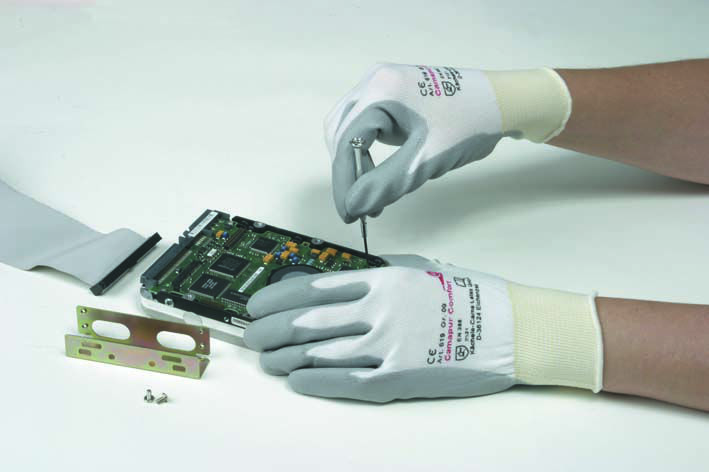 KCL Montage-Handschuh Camapur Comfort Gr. 6 grau 619+