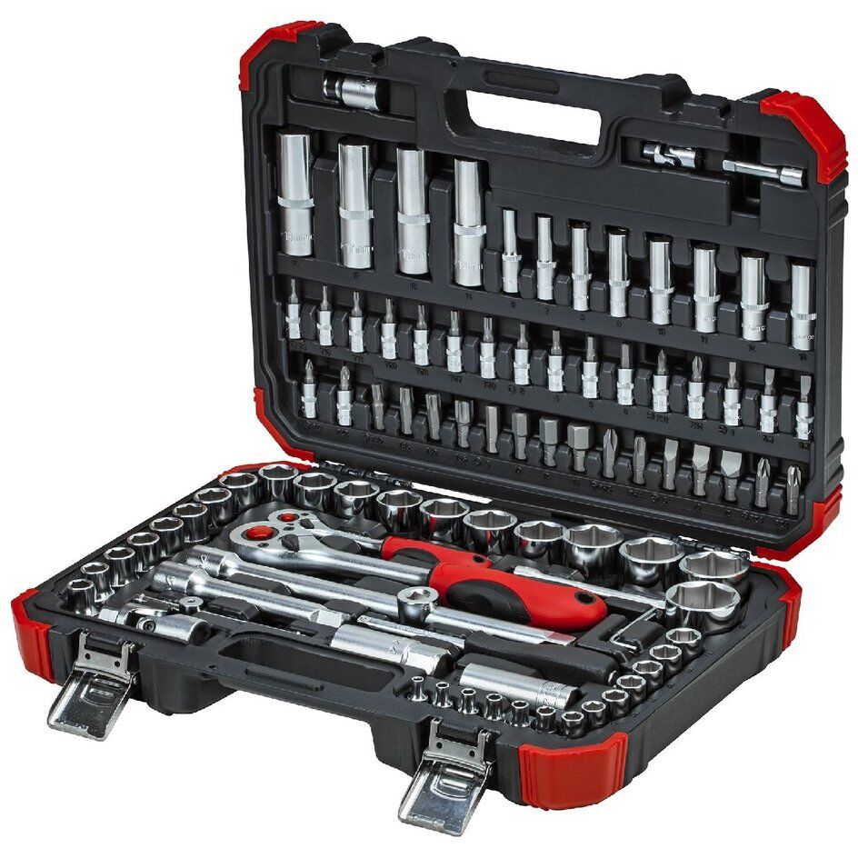 GEDORE RED Steckschlüssel Set 1/4+1/2 94-teilig 3300057 No. R46003094