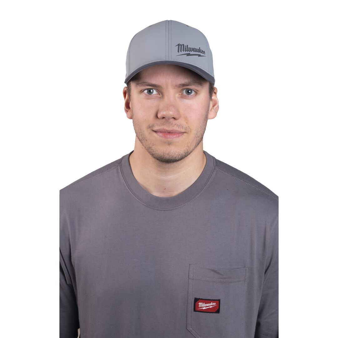 MILWAUKEE Basecap BCPDGR-S/M Performance dunkelgrau mit UV-Schutz
