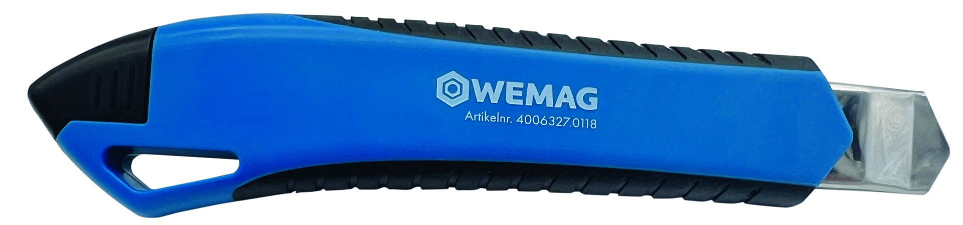 WEMAG Cuttermesser 2-Komponenten schwarz-blau 18mm