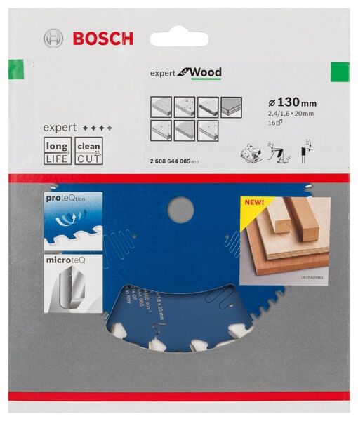 BOSCH Kreissägeblatt HW Expert 130x20x2,4 16T