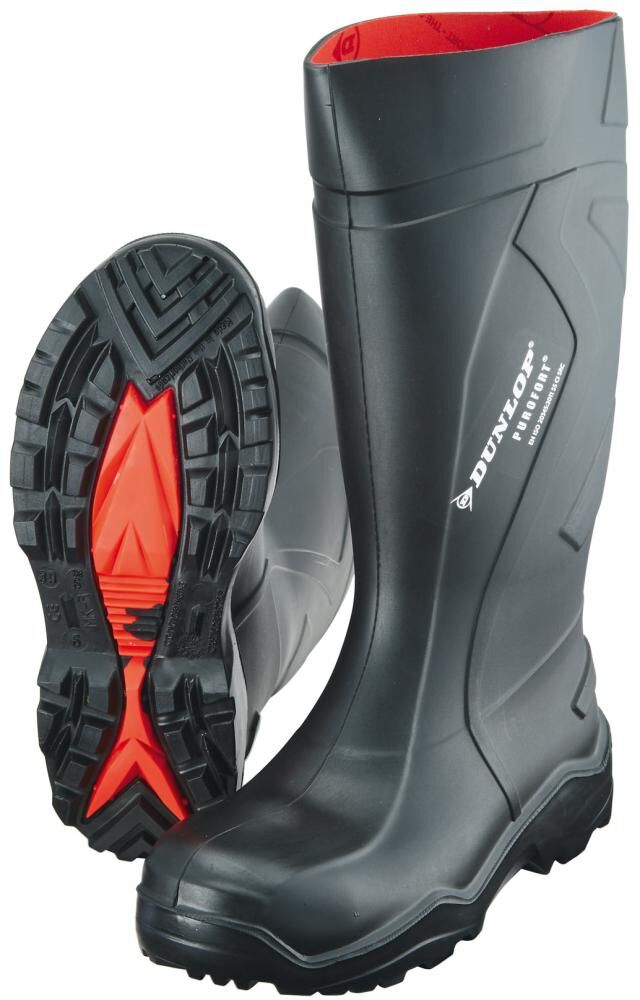 DUNLOP Stiefel Purofort+ S5 CI SRC,Gr. 39,schw.