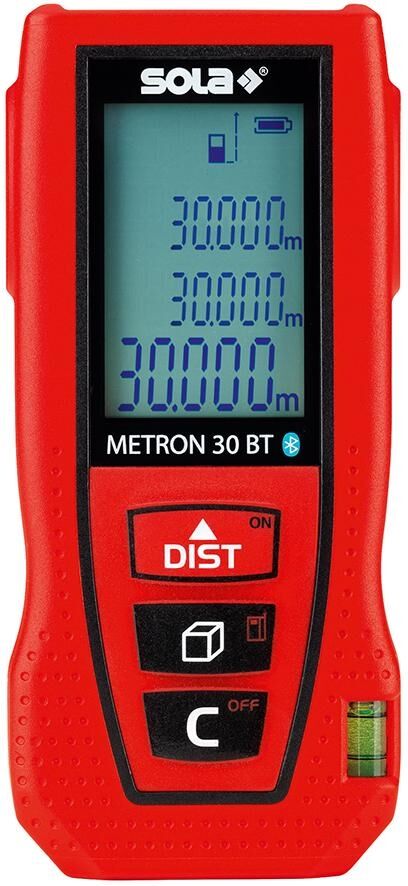 SOLA Laser Entfernungsmesser METRON 30 BT inklusive Zubehör