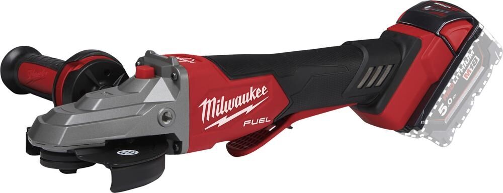 MILWAUKEE Akku-Flachkopf-Winkelschleifer M18FSAGF125XPDB-0X ohne Akku-& Ladegerät in HD Box