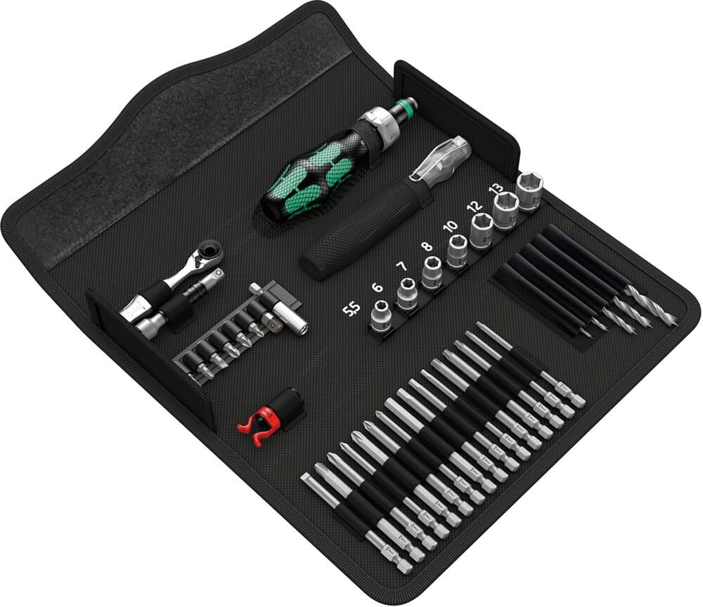 WERA Kraftform Kompakt 41-teilig H 1 für Holz