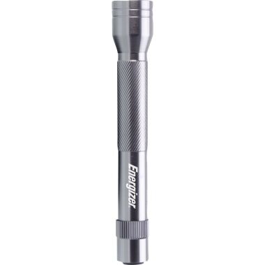 ENERGIZER Taschenlampe E300695900 Metall LED + 2AA Batterien silber