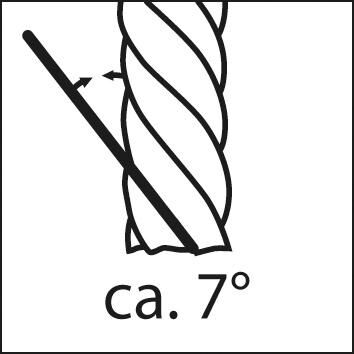 FORMAT Maschinenreibahle DIN8093B K10 HM 8,0mm