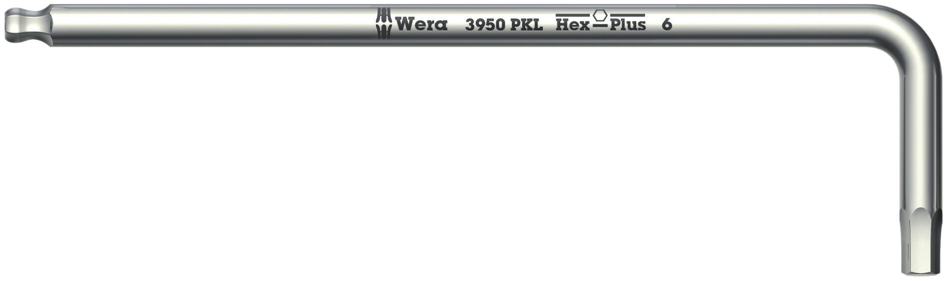 WERA hex-Plus 6kt.-Winkelschraubendreher Stainless 1,5mm