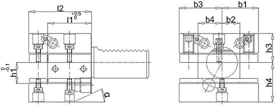 FORTIS VDI Mehrfachaufnahme D1 30x20mm Überkopf