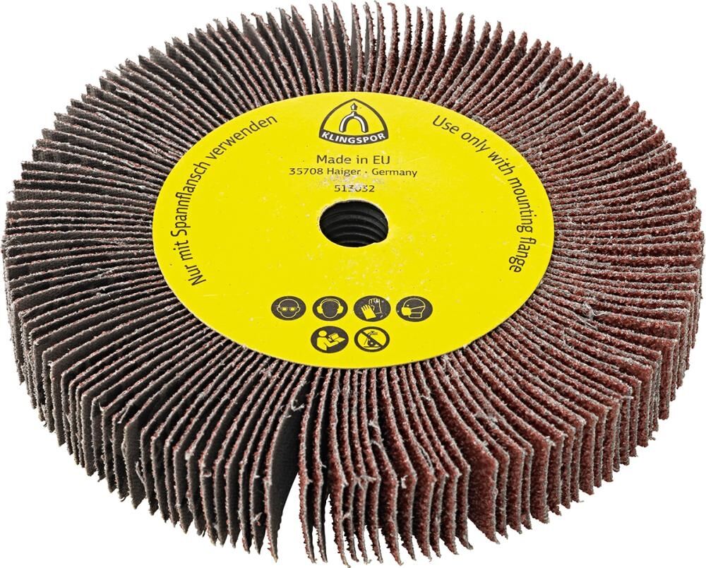 KLINGSPOR Winkelschleifmop 125x20mm K120 WSM617
